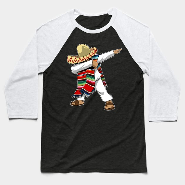 Mexican Dabbing Baseball T-Shirt by Styleuniversal